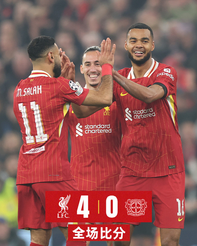 利物浦客场战胜对手,曼城全面压制对手球员